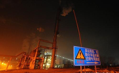 مادة كيمياوية تلوث نهرا في شمال الصين