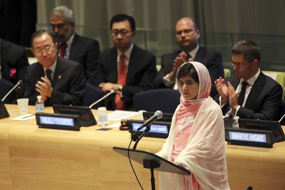 مالالا قاهرة طالبان: كتبنا وأقلامنا هي أقوى أسلحتنا