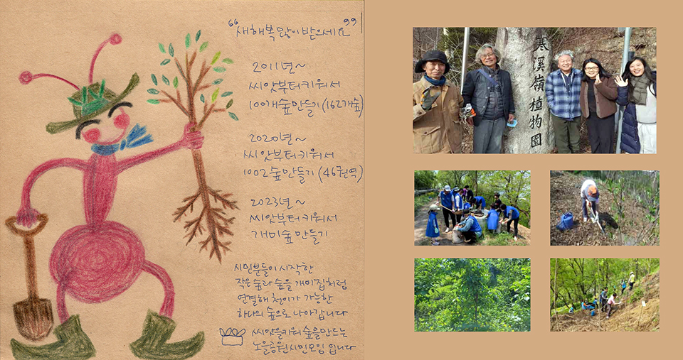 مشروع كوري لزراعة غابة من ألف شجرة بلوط