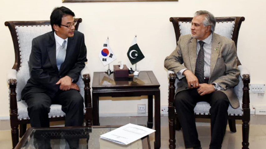إسلام آباد: السفير الكوري يلتقي وزير المالية الباكستاني
