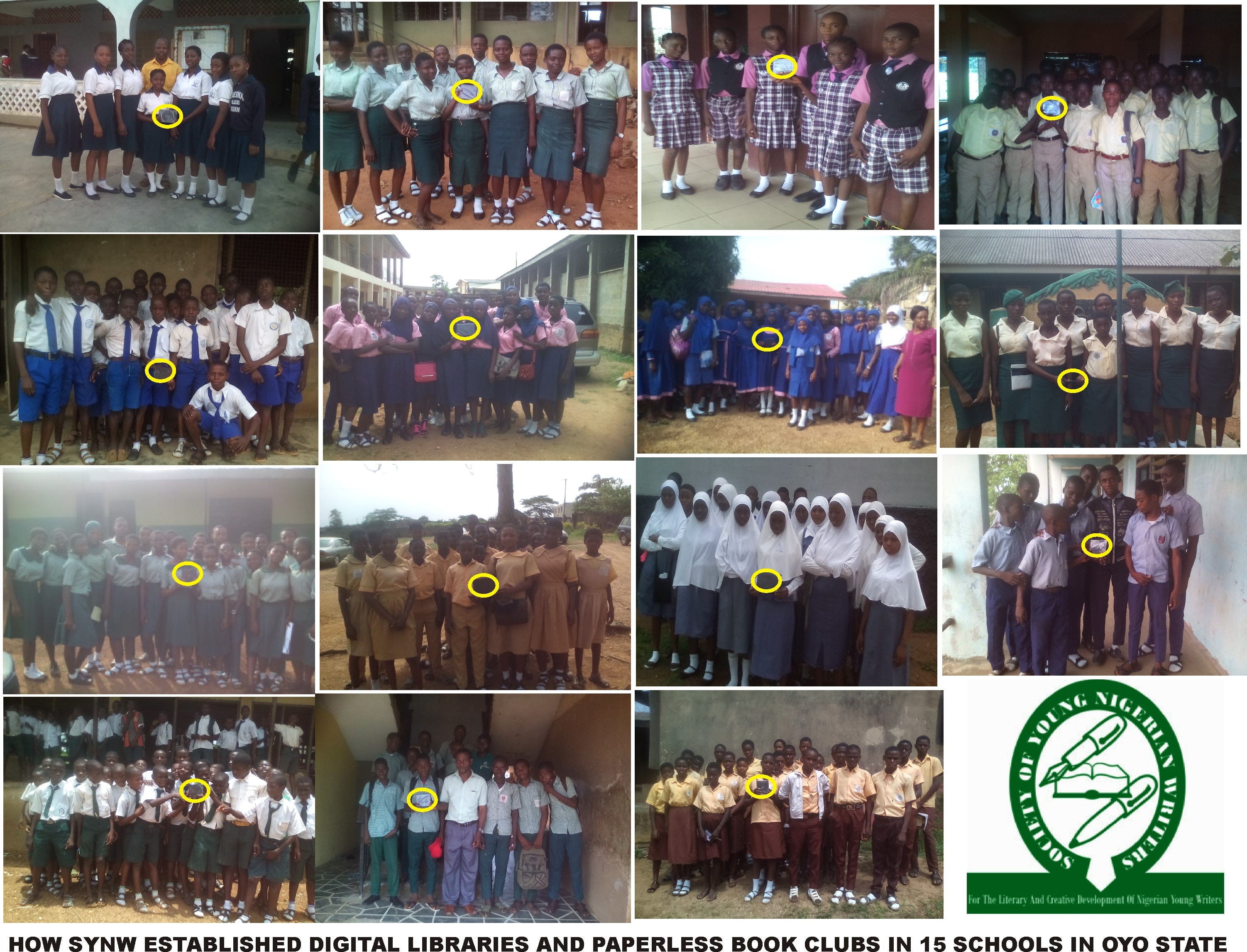 جمعية الكتاب النيجيريين الشباب: إنشاء مكتبات رقمية في 15 مدرسة ثانوية