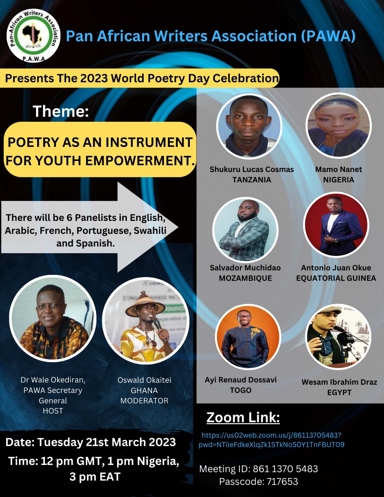 الشعر كأداة لتمكين الشباب | ندوة اتحاد الكتاب الأفارقة لشعراء القارة